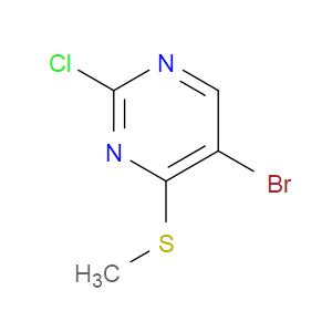 5-BROMO-2-CHLORO-4-(METHYLTHIO)PYRIMIDINE - Click Image to Close