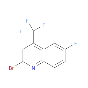 2-BROMO-6-FLUORO-4-(TRIFLUOROMETHYL)QUINOLINE
