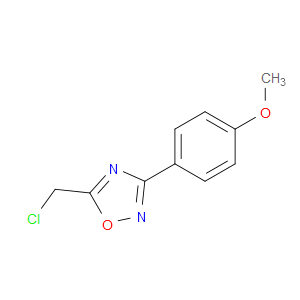 5-(CHLOROMETHYL)-3-(4-METHOXYPHENYL)-1,2,4-OXADIAZOLE - Click Image to Close