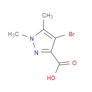 4-BROMO-1,5-DIMETHYL-1H-PYRAZOLE-3-CARBOXYLIC ACID - Click Image to Close