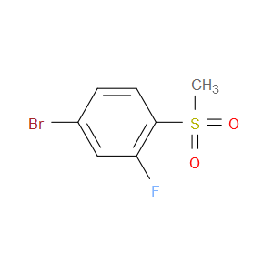 4-BROMO-2-FLUORO-1-(METHYLSULFONYL)BENZENE - Click Image to Close