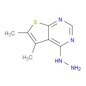 (5,6-DIMETHYL-THIENO[2,3-D]PYRIMIDIN-4-YL)-HYDRAZINE