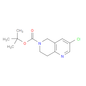 TERT-BUTYL 3-CHLORO-7,8-DIHYDRO-1,6-NAPHTHYRIDINE-6(5H)-CARBOXYLATE