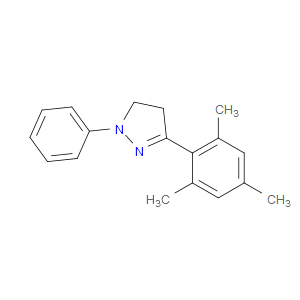 1-PHENYL-3-(2,4,6-TRIMETHYLPHENYL)-2-PYRAZOLINE - Click Image to Close
