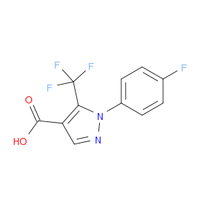 1-(4-FLUOROPHENYL)-5-(TRIFLUOROMETHYL)-1H-PYRAZOLE-4-CARBOXYLIC ACID