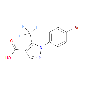 1-(4-BROMOPHENYL)-5-(TRIFLUOROMETHYL)-1H-PYRAZOLE-4-CARBOXYLIC ACID