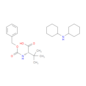 DICYCLOHEXYLAMINE (S)-2-(((BENZYLOXY)CARBONYL)AMINO)-3,3-DIMETHYLBUTANOATE - Click Image to Close