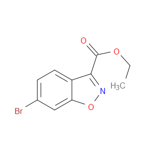 ETHYL 6-BROMOBENZO[D]ISOXAZOLE-3-CARBOXYLATE
