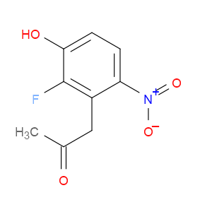 1-(2-FLUORO-3-HYDROXY-6-NITROPHENYL)PROPAN-2-ONE - Click Image to Close