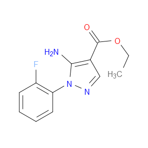 ETHYL 5-AMINO-1-(2-FLUOROPHENYL)-1H-PYRAZOLE-4-CARBOXYLATE - Click Image to Close