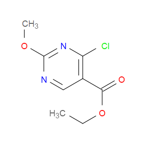ETHYL 4-CHLORO-2-METHOXYPYRIMIDINE-5-CARBOXYLATE - Click Image to Close
