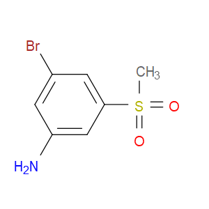 3-BROMO-5-(METHYLSULFONYL)ANILINE