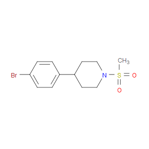 4-(4-BROMOPHENYL)-1-(METHYLSULFONYL)PIPERIDINE