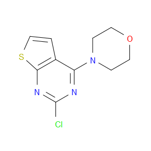 4-(2-CHLOROTHIENO[2,3-D]PYRIMIDIN-4-YL)MORPHOLINE - Click Image to Close