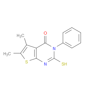 2-MERCAPTO-5,6-DIMETHYL-3-PHENYLTHIENO[2,3-D]PYRIMIDIN-4(3H)-ONE