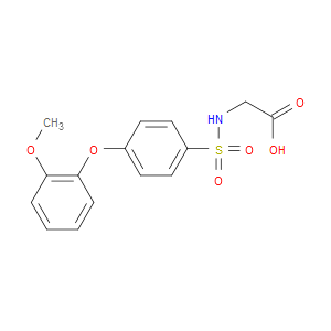 ((4-(2-METHOXYPHENOXY)PHENYL)SULFONYL)GLYCINE