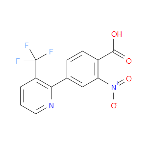 2-NITRO-4-(3-TRIFLUOROMETHYLPYRIDIN-2-YL)BENZOIC ACID