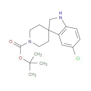 TERT-BUTYL 5-CHLOROSPIRO[INDOLINE-3,4'-PIPERIDINE]-1'-CARBOXYLATE - Click Image to Close