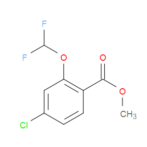 METHYL 4-CHLORO-2-(DIFLUOROMETHOXY)BENZOATE