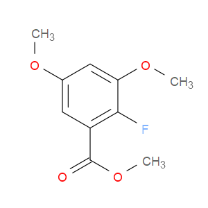 METHYL 2-FLUORO-3,5-DIMETHOXYBENZOATE