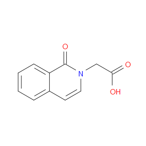 2-(1-OXOISOQUINOLIN-2(1H)-YL)ACETIC ACID - Click Image to Close