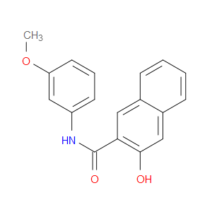 3-HYDROXY-N-(3-METHOXYPHENYL)-2-NAPHTHAMIDE - Click Image to Close