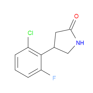 4-(2-CHLORO-6-FLUOROPHENYL)PYRROLIDIN-2-ONE