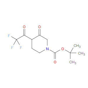 TERT-BUTYL 3-OXO-4-(2,2,2-TRIFLUOROACETYL)PIPERIDINE-1-CARBOXYLATE - Click Image to Close