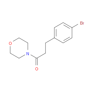 3-(4-BROMOPHENYL)-1-MORPHOLINOPROPAN-1-ONE - Click Image to Close