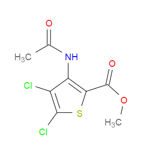 METHYL 3-ACETAMIDO-4,5-DICHLOROTHIOPHENE-2-CARBOXYLATE - Click Image to Close