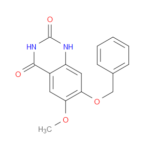 7-(BENZYLOXY)-6-METHOXYQUINAZOLINE-2,4(1H,3H)-DIONE