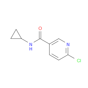 6-CHLORO-N-CYCLOPROPYLNICOTINAMIDE - Click Image to Close