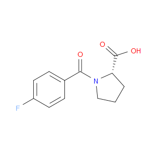 (S)-1-(4-FLUOROBENZOYL)PYRROLIDINE-2-CARBOXYLIC ACID