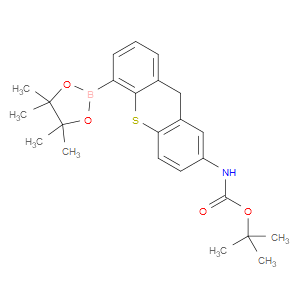 TERT-BUTYL 5-(4,4,5,5-TETRAMETHYL-1,3,2-DIOXABOROLAN-2-YL)-9H-THIOXANTHEN-2-YLCARBAMATE