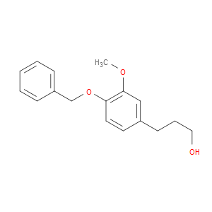 3-(4-(BENZYLOXY)-3-METHOXYPHENYL)PROPAN-1-OL