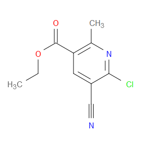 ETHYL 6-CHLORO-5-CYANO-2-METHYLNICOTINATE