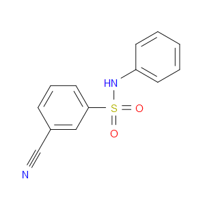 3-CYANO-N-PHENYLBENZENESULFONAMIDE