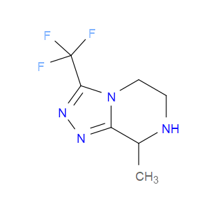8-METHYL-3-(TRIFLUOROMETHYL)-5,6,7,8-TETRAHYDRO-[1,2,4]TRIAZOLO[4,3-A]PYRAZINE