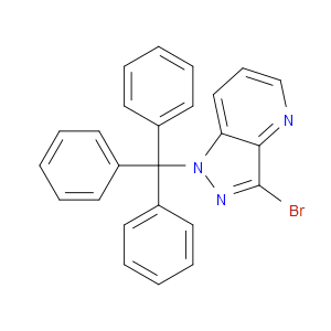 3-BROMO-1-TRITYL-1H-PYRAZOLO[4,3-B]PYRIDINE