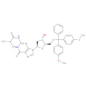 N2-ISOBUTYRYL-5'-O-(4,4'-DIMETHOXYTRITYL)-2'-DEOXYGUANOSINE - Click Image to Close