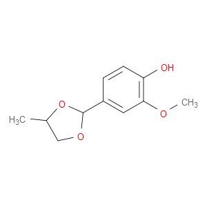 2-METHOXY-4-(4-METHYL-1,3-DIOXOLAN-2-YL)PHENOL