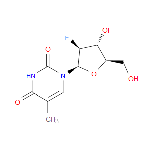1-(2-DEOXY-2-FLUORO-B-D-ARABINOFURANOSYL)-5-METHYLURACIL - Click Image to Close