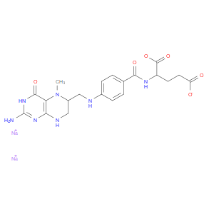 5-Methyl-5,6,7,8-tetrahydropteroyl-L-glutamic acid disodium salt - Click Image to Close