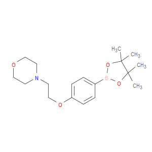 4-(2-(4-(4,4,5,5-TETRAMETHYL-1,3,2-DIOXABOROLAN-2-YL)PHENOXY)ETHYL)MORPHOLINE - Click Image to Close