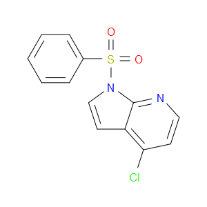4-CHLORO-1-(PHENYLSULFONYL)-1H-PYRROLO[2,3-B]PYRIDINE
