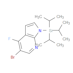 5-BROMO-4-FLUORO-1-(TRIISOPROPYLSILANYL)-7-AZAINDOLE - Click Image to Close