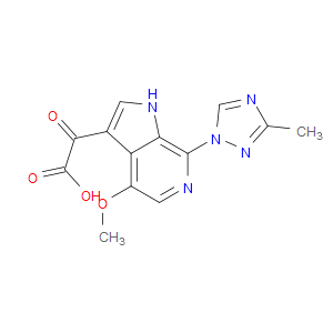 2-(4-METHOXY-7-(3-METHYL-1H-1,2,4-TRIAZOL-1-YL)-1H-PYRROLO[2,3-C]PYRIDIN-3-YL)-2-OXOACETIC ACID