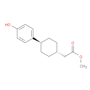 METHYL 2-((1S,4S)-4-(4-HYDROXYPHENYL)CYCLOHEXYL)ACETATE - Click Image to Close