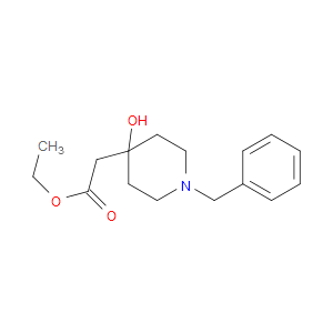 ETHYL 2-(1-BENZYL-4-HYDROXYPIPERIDIN-4-YL)ACETATE