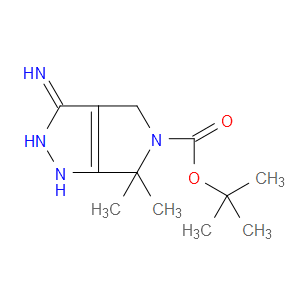 TERT-BUTYL 3-AMINO-6,6-DIMETHYL-4,6-DIHYDROPYRROLO[3,4-C]PYRAZOLE-5(2H)-CARBOXYLATE